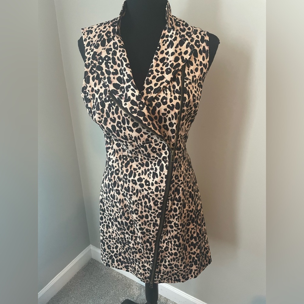 Medium Twenty One Leopard Print Zipper Dress - Picture 5 of 13